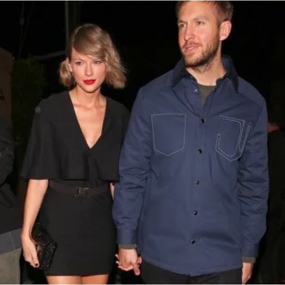 V Neck Crepe Cape Dress - Picture 7 of 7